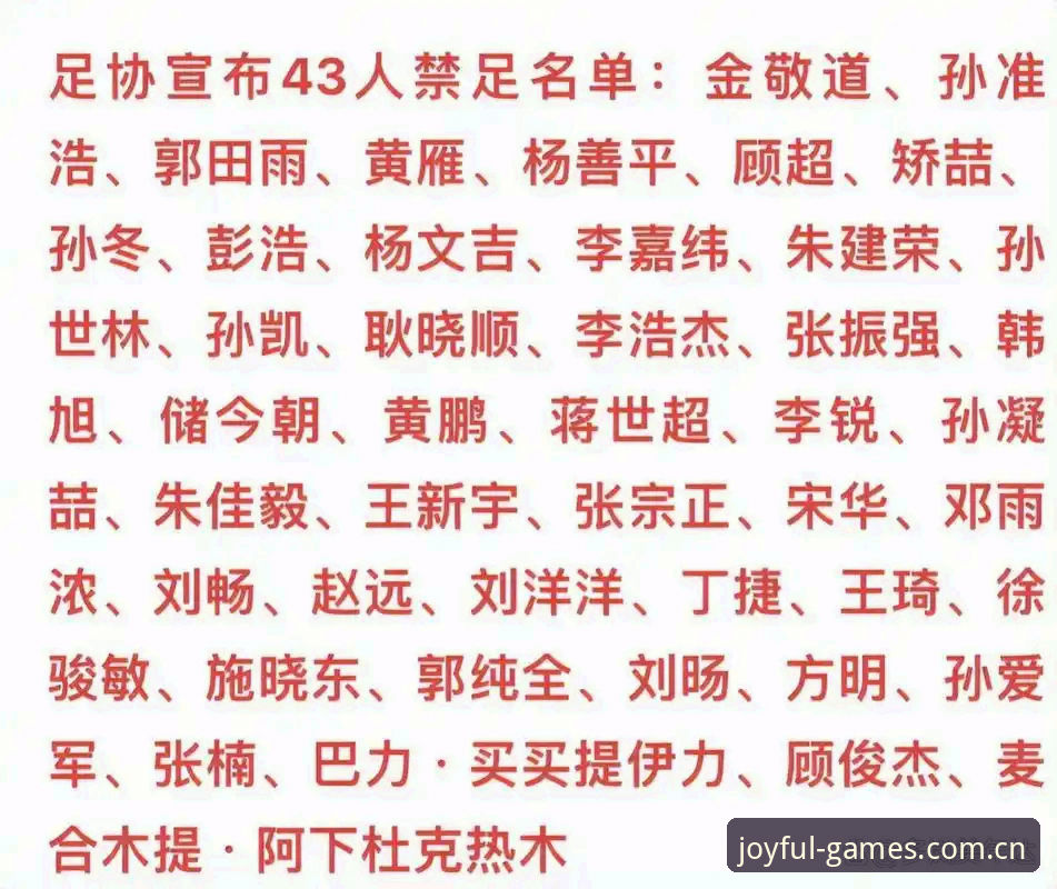 中国足协第三批禁足名单深度解析：17人终身禁赛背后的足球生态重构